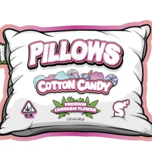 Cotton Candy Snooze Weed Pillow