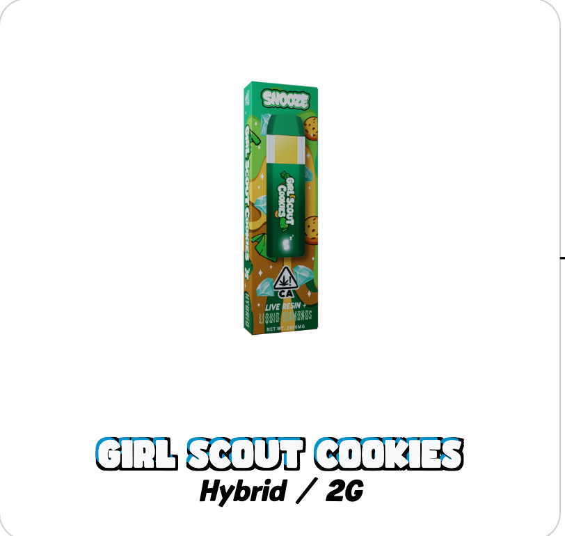 Girl Scout Cookies Snooze 2G Disposabl