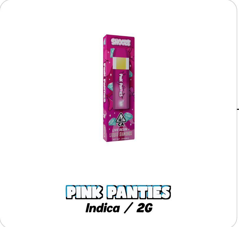 Pink Panties Snooze 2G Disposable