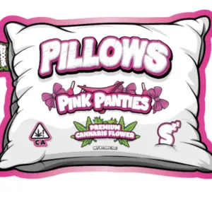 Pink Panties Snooze Weed Pillow